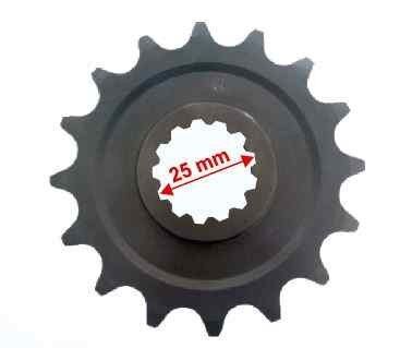 Ön Dişli 520-16T İç 25X13 Tırnaklı Öm