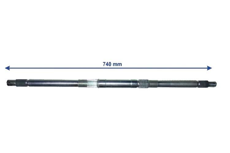 Kuba Atv 110 Aks 30Mm-74Cm-14.5Cm 23 Freze