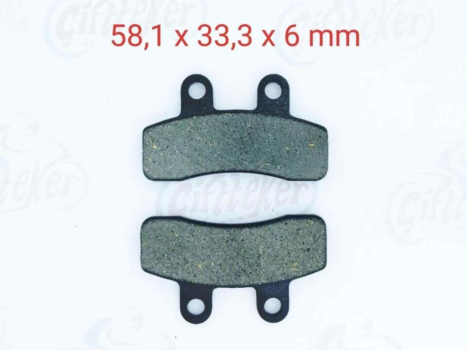 Ön Fren Disk Balatası Fa448 Rmg Rapid 50 Lifan Lf 125 İtaljet Pit Jet 50-125