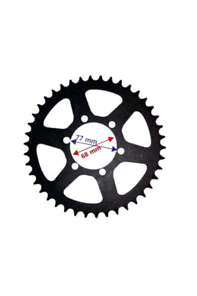 Mondial Rx3 Evo Arka Dişli 520-42T İç 68X6 Delikli Öm