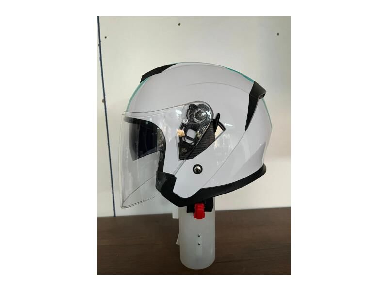 Jk-20 Jıekaı Yarım Güneş Gözlüklü Kask [X2 Light Green]Desen M Beden