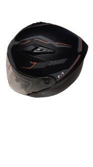 Jk-20 Jıekaı Yarım Güneş Gözlüklü Kask [G1]512 Desen L Beden