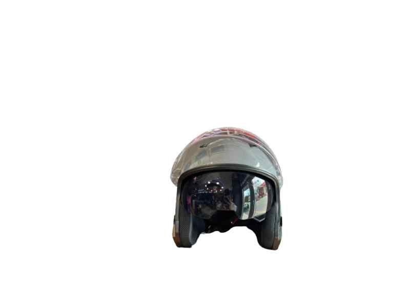 Jk-20 Jıekaı Yarım Güneş Gözlüklü Kask [Cement Grey]512 Desen L Beden