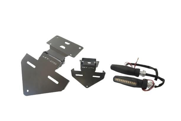 Yamaha Mt-25 Uyumlu Katlanır Plakalık Takımı (Kayar Led Sinyalli)