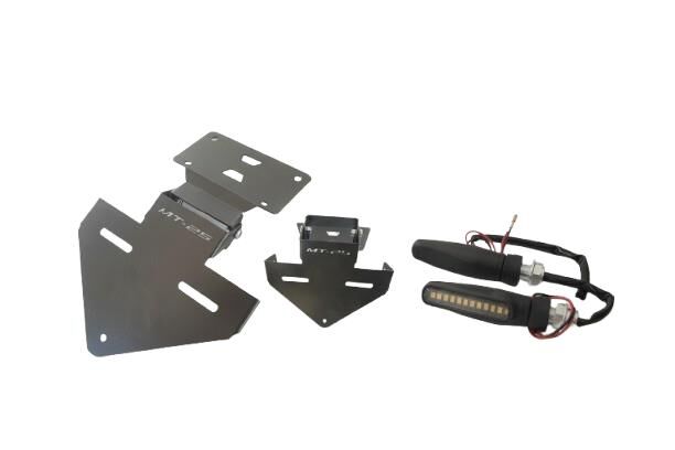 Yamaha Mt-25 Uyumlu Katlanır Plakalık Takımı (Kayar Led Sinyalli)