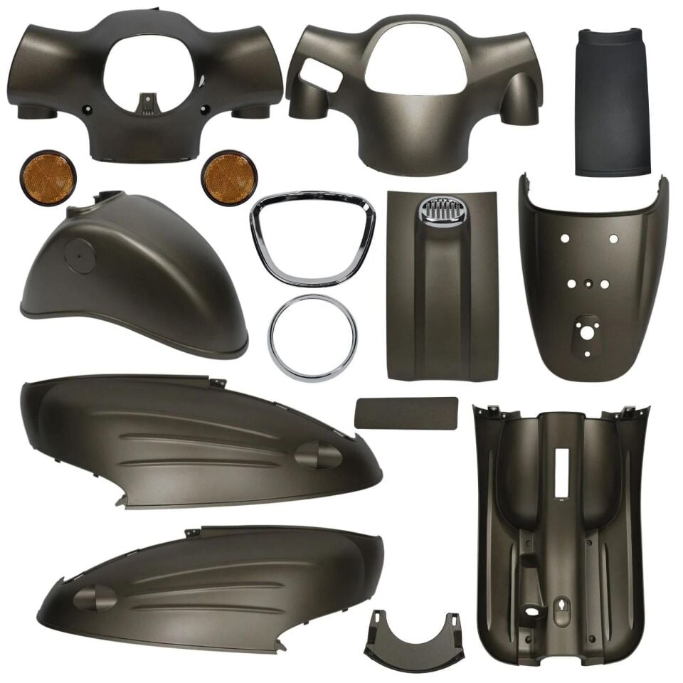 Mondial Turismo 50İ Kaporta Seti (Boyalı Parçalar) Kahverengi 15 Parça