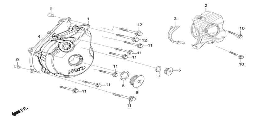 Hero Hunk 200R (200Hunkr) Kapak 14Mm Orj ResimNo:5