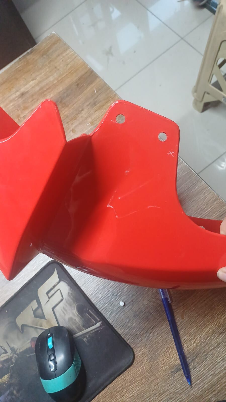 Kanuni Windy Cg 125 Ön Çamurluk Koyu Kırmızı(DEFOLU)