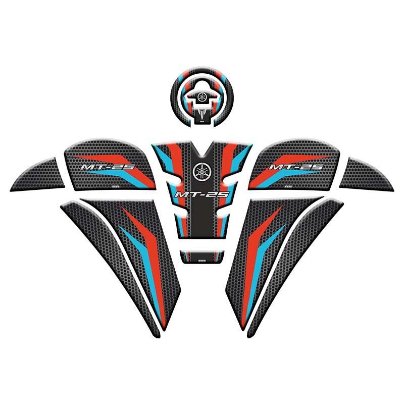 Yamaha Mt25 2020 - 2024 Uyumlu Tank Pad Set 010