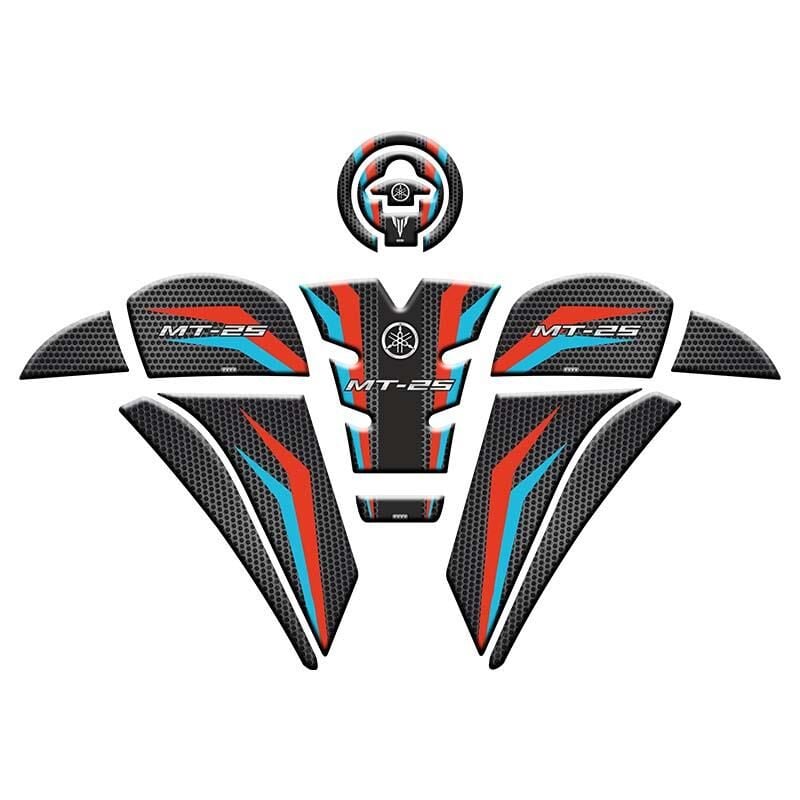Yamaha Mt25 2020 - 2024 Uyumlu Tank Pad Set 010