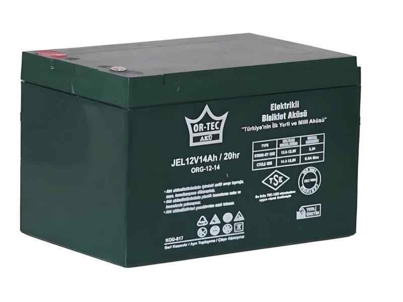 Akü (Elektirikli Bisiklet) 12V14Ah Ortec