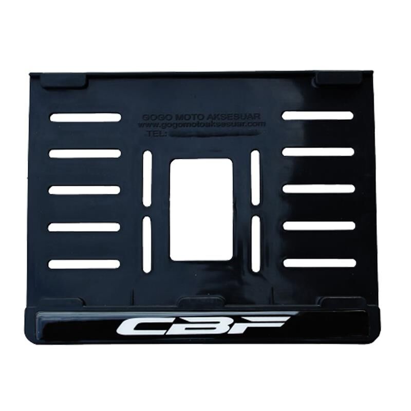 Honda Cbf Uyumlu 2 Plastik (15X24 Cm) Kırılmaz Plakalık