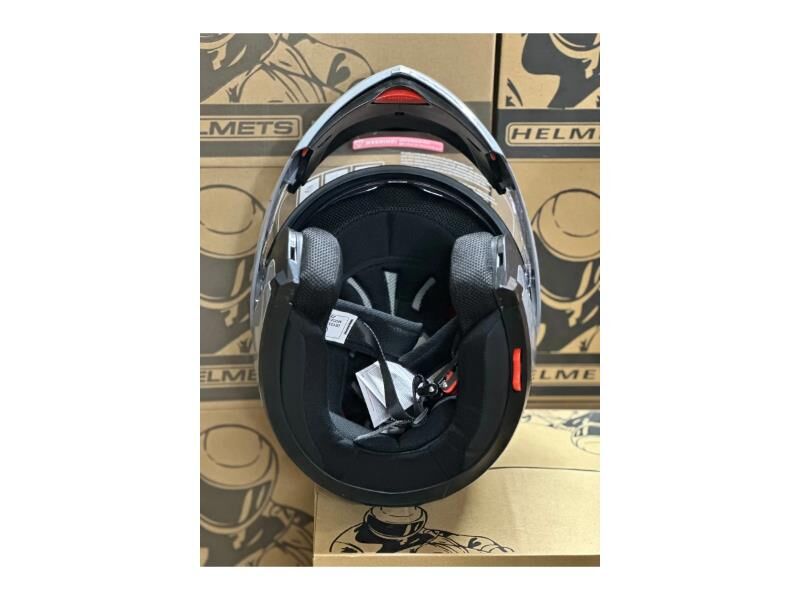 Jk-20 Jk115 Çeneli Motosiklet Kaskı Güneş Gözlüklü [Cemet Grey] Desen M Beden
