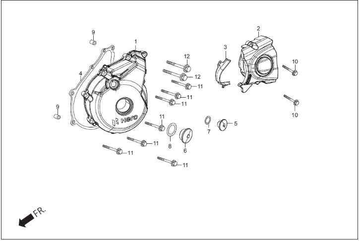 Hero X Pulse 200 4V (Xp E5) Kapak 14Mm Orj ResimNo:5