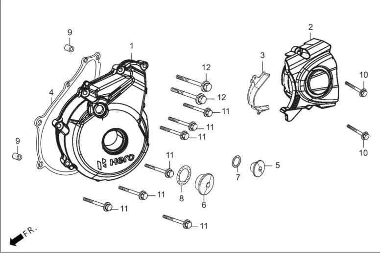 Hero X Pulse 200 4V (Xpr E5) Kapak 14Mm Orj ResimNo:5