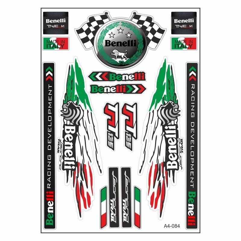 A4 Sticker 084 Tek Paket Çoklu