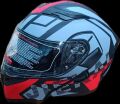 Jk-20 Jk902 Çene Pedli Güneş Vizörlü Çeneden Açılır Kask [H-1 Red ] L