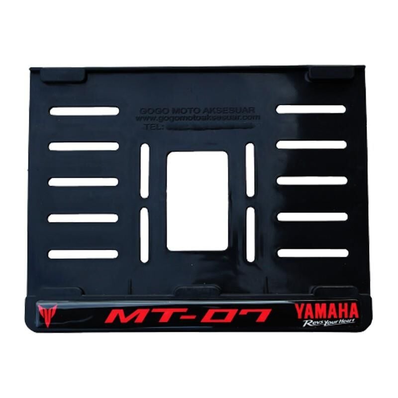 Yamaha Mt-07 Uyumlu 1 Plastik (15X24 Cm) Kırılmaz Plakalık
