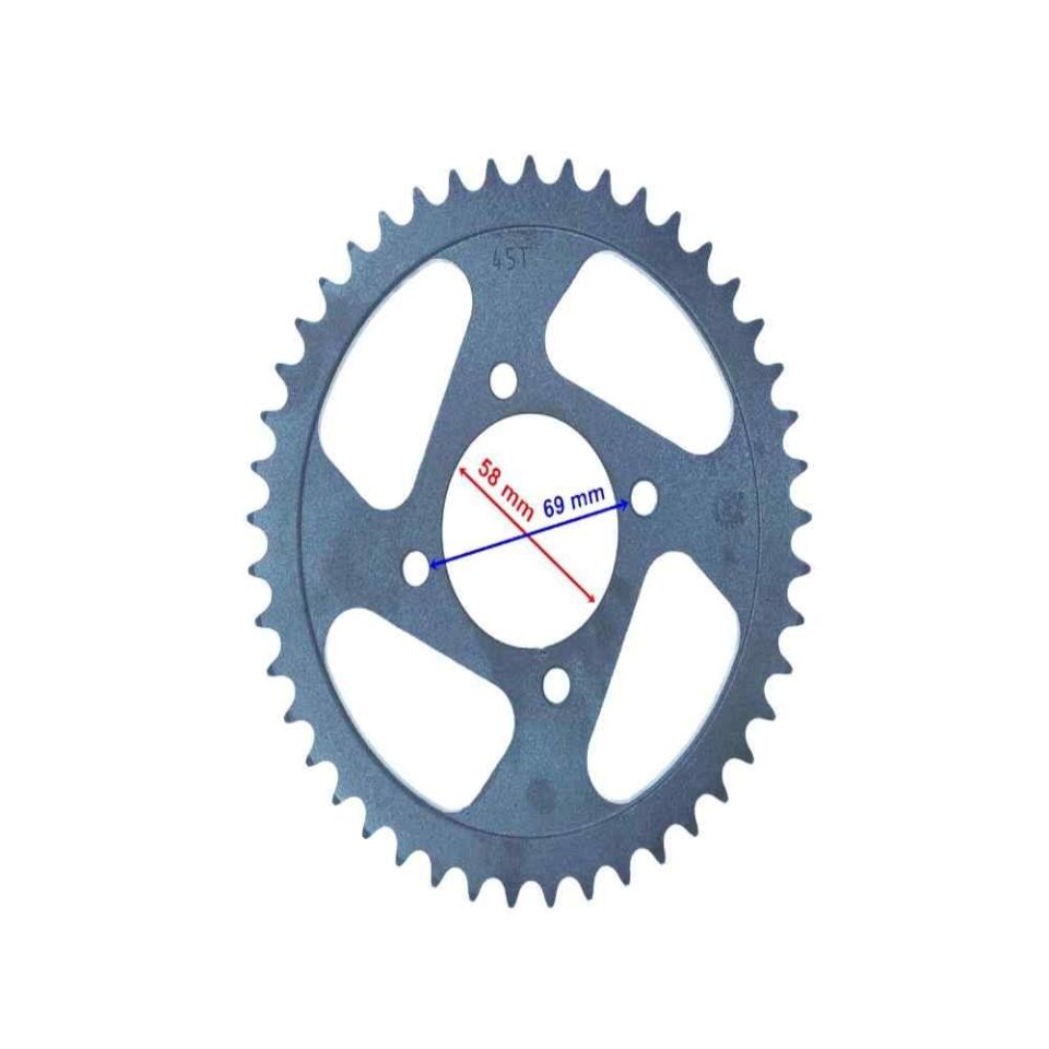 Cf Moto Nk 150 Arka Dişli 428-45T İç 58X4 Delikli Öm