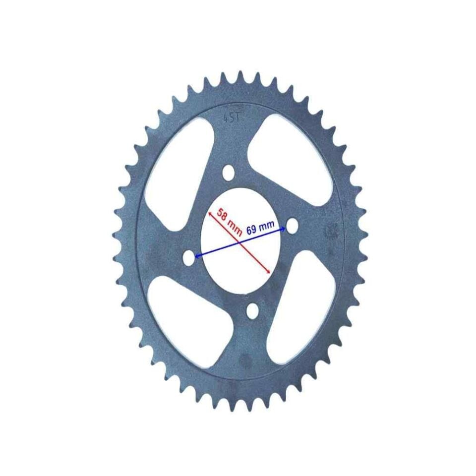 Cf Moto Nk 150 Arka Dişli 428-45T İç 58X4 Delikli Öm