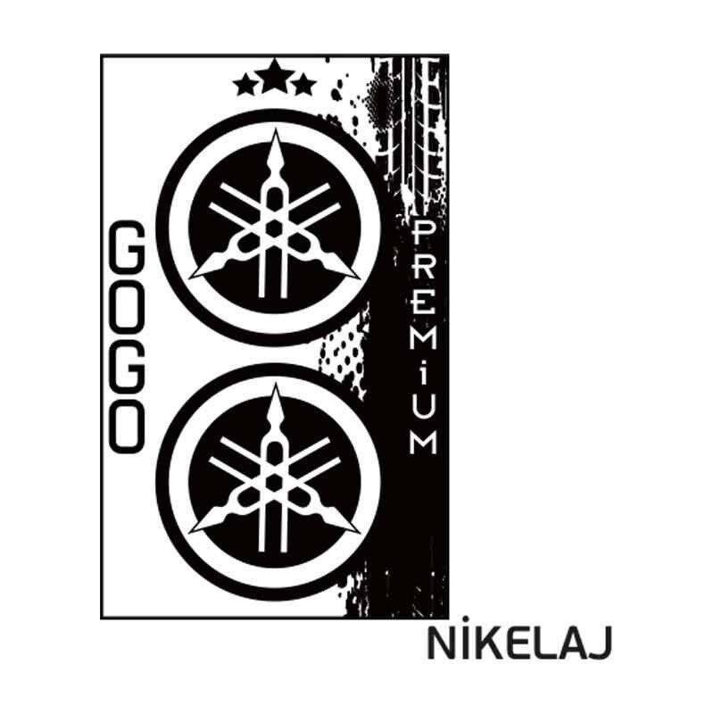 Yamaha Uyumlu (5X5 Cm) İkili Damlasız Etiket