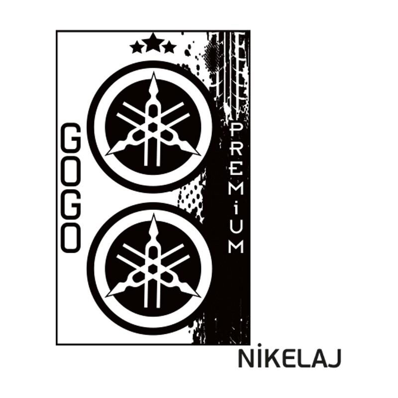 Yamaha Uyumlu (5X5 Cm) İkili Damlasız Etiket