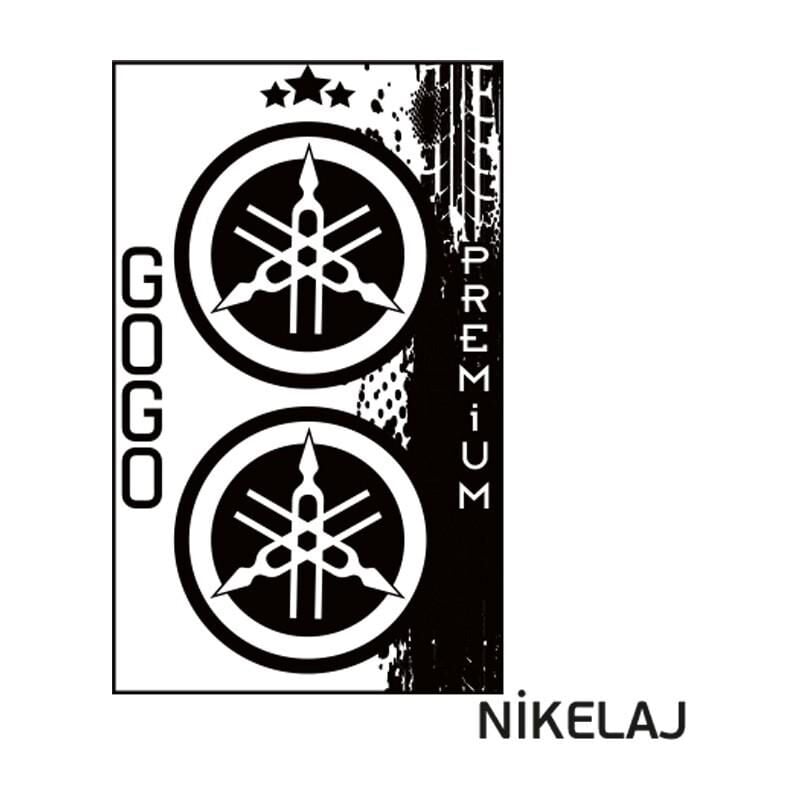 Yamaha Uyumlu (5X5 Cm) İkili Damlasız Etiket