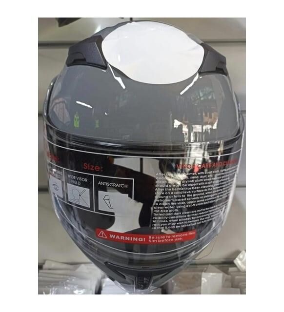 Jk-20 Jk902 Çene Pedli Güneş Vizörlü Çeneden Açılır Kask  [Cement Grey] Xl Beden