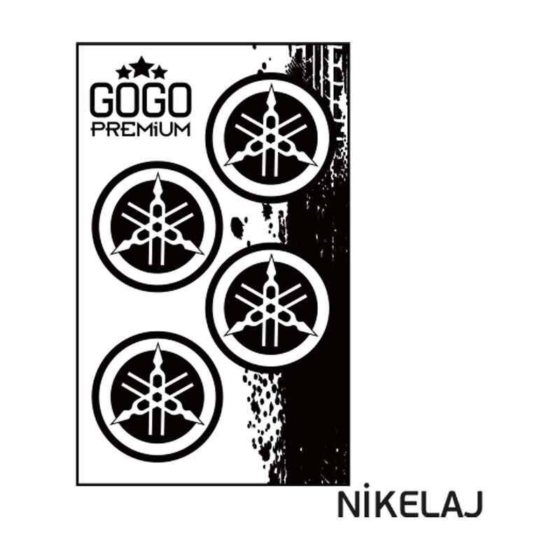 Yamaha Uyumlu (3.5X3.5 Cm) Dörtlü Damlasız Etiket