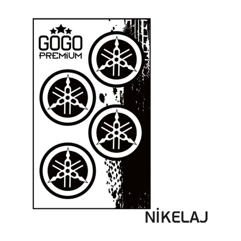 Yamaha Uyumlu (3.5X3.5 Cm) Dörtlü Damlasız Etiket