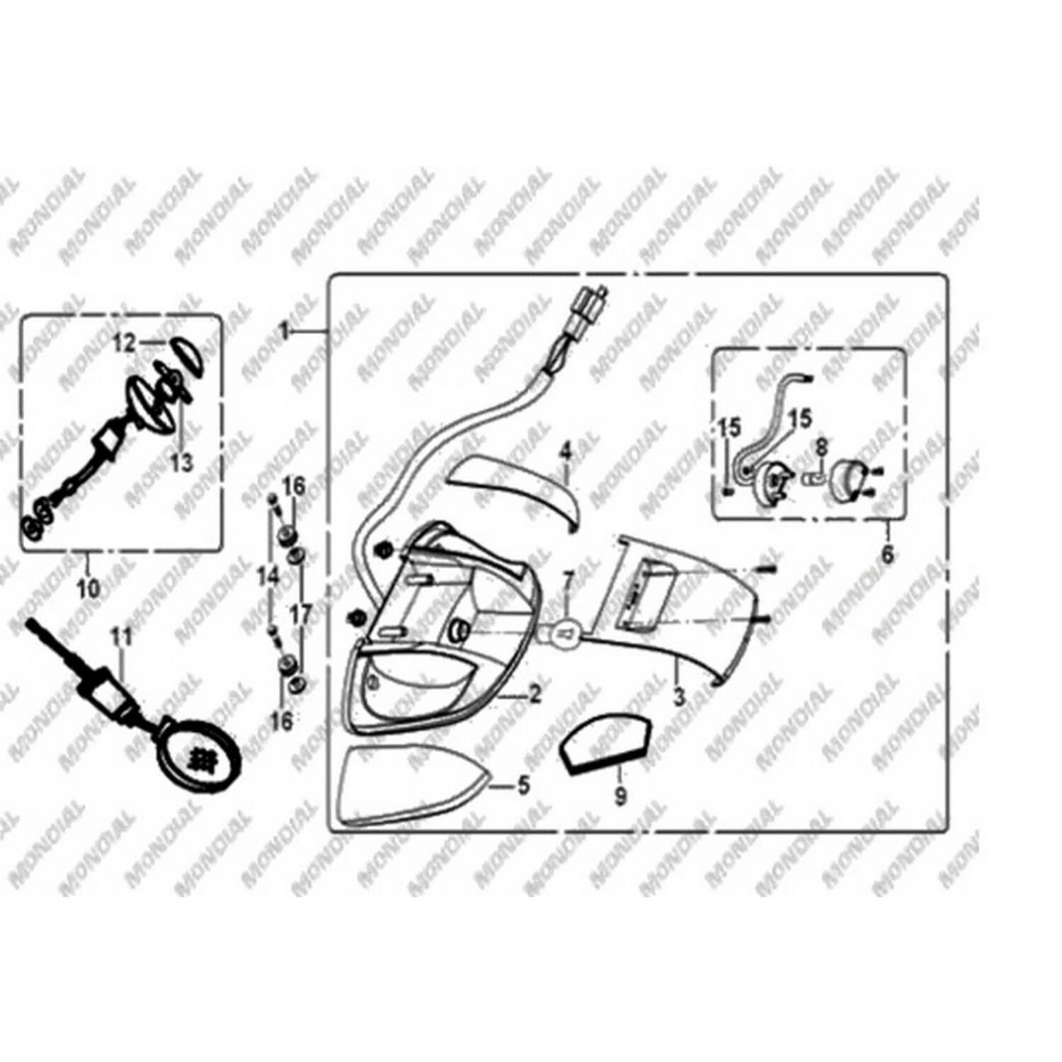 100Km Stop Sağ Cam Orj