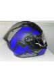 Jk-20 Jk902  Çene Pedli Güneş Vizörlü Çeneden Açılır Kask [D-1] L Beden