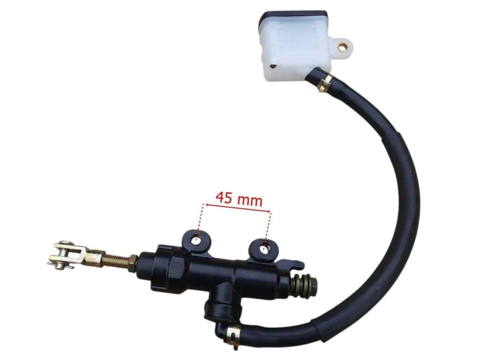 Mondial Arka Fren Pedal Pompası Siyah Mh125 L Drift Kd125 F Kıden İth