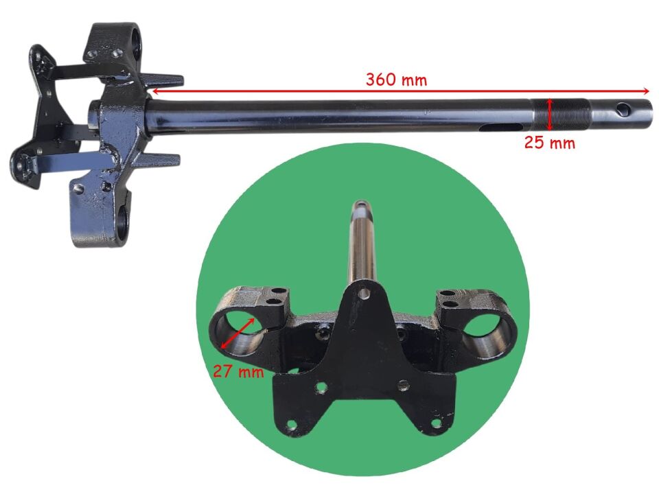 E-Bis 3 Teker Yolcu Ön Maşa