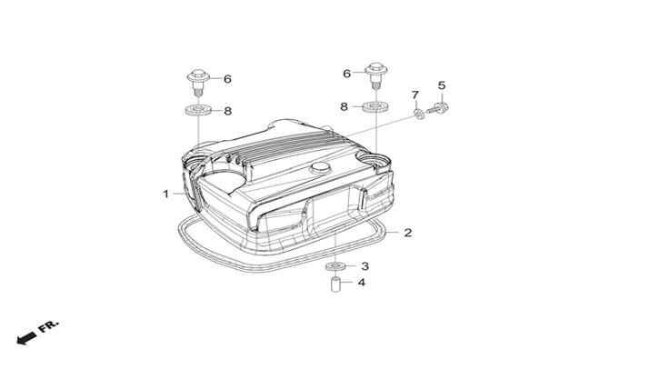 Hero Xpulse 200 (Xpulse) Conta B Subap Kapak Emisyon O-Ring Orj ResimNo:3