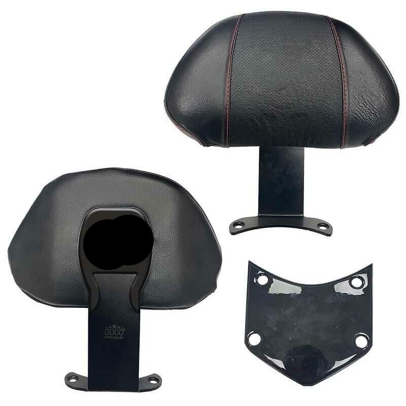 Kuba Mondial Strada 125 2022 - 2024 Uyumlu Kırmızı Desen Sissy Bar