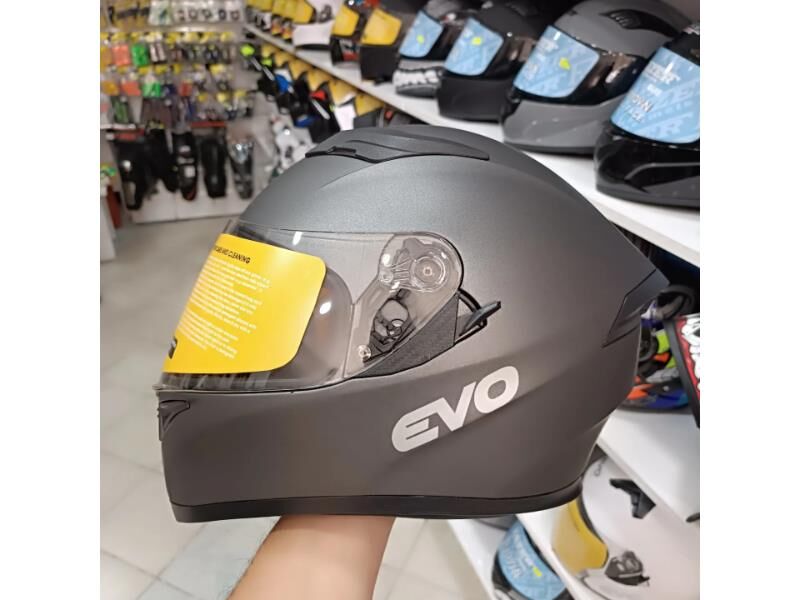 Kask Çeneli Gözlüklü Evo Titanyum Gri 31605 -M-