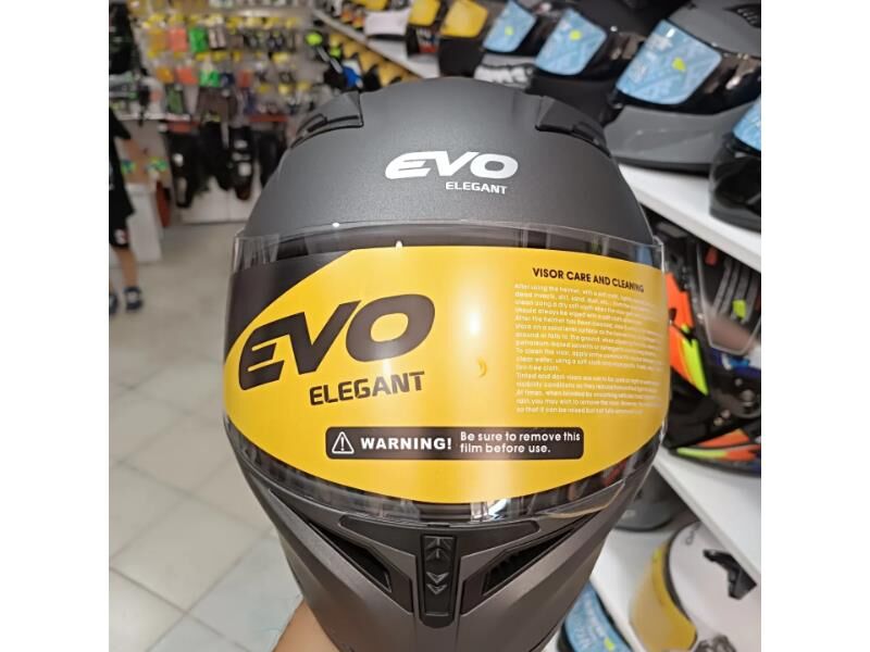 Kask Çeneli Gözlüklü Evo Titanyum Gri 31605 -M-
