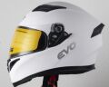 Kask Çeneli Gözlüklü Evo Mat Beyaz 31601 -M-