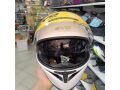 Kask Çeneli Gözlüklü Evo Mat Beyaz 31601 -M-