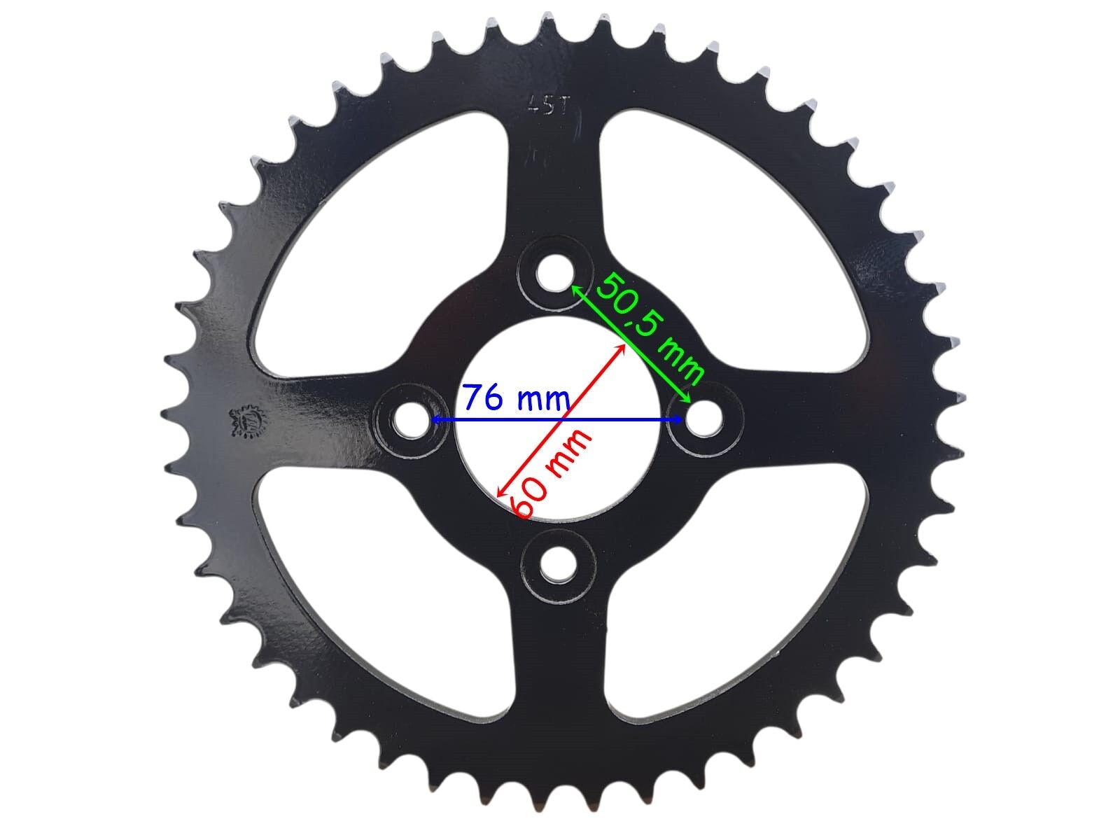 Tvs Apache Rtr 200 Arka Dişli 520-45T İç 60 Mm 4 Delikli Ind Öm