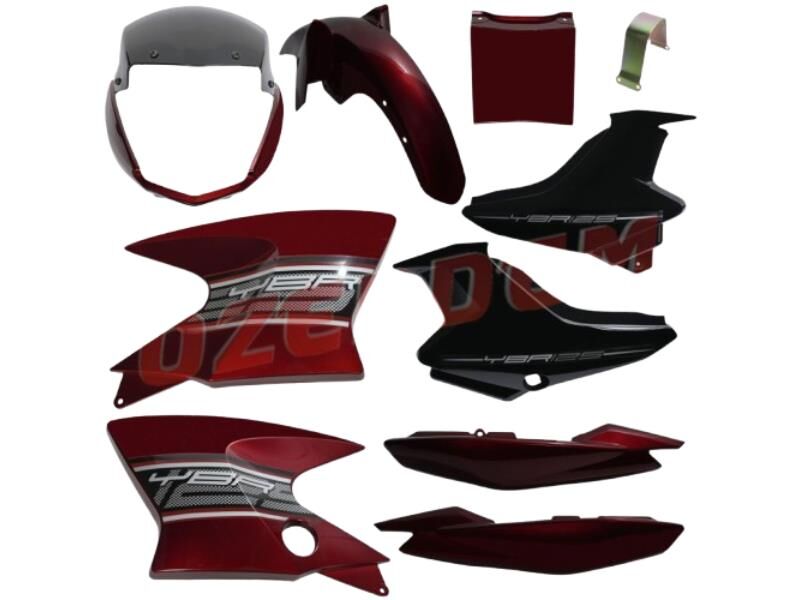 Yamaha Ybr Kaporta Seti Kırmızı 2010 10 Parça