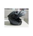 Jk-20 Jk902 Çene Pedli Güneş Vizörlü Çeneden Açılır Kask [H-2 Grey ] Xl Beden