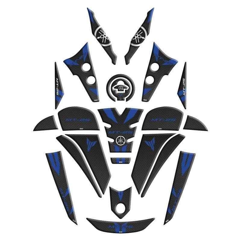 Yamaha Mt25 2020 - 2024 Uyumlu Full Tank Pad Set 002