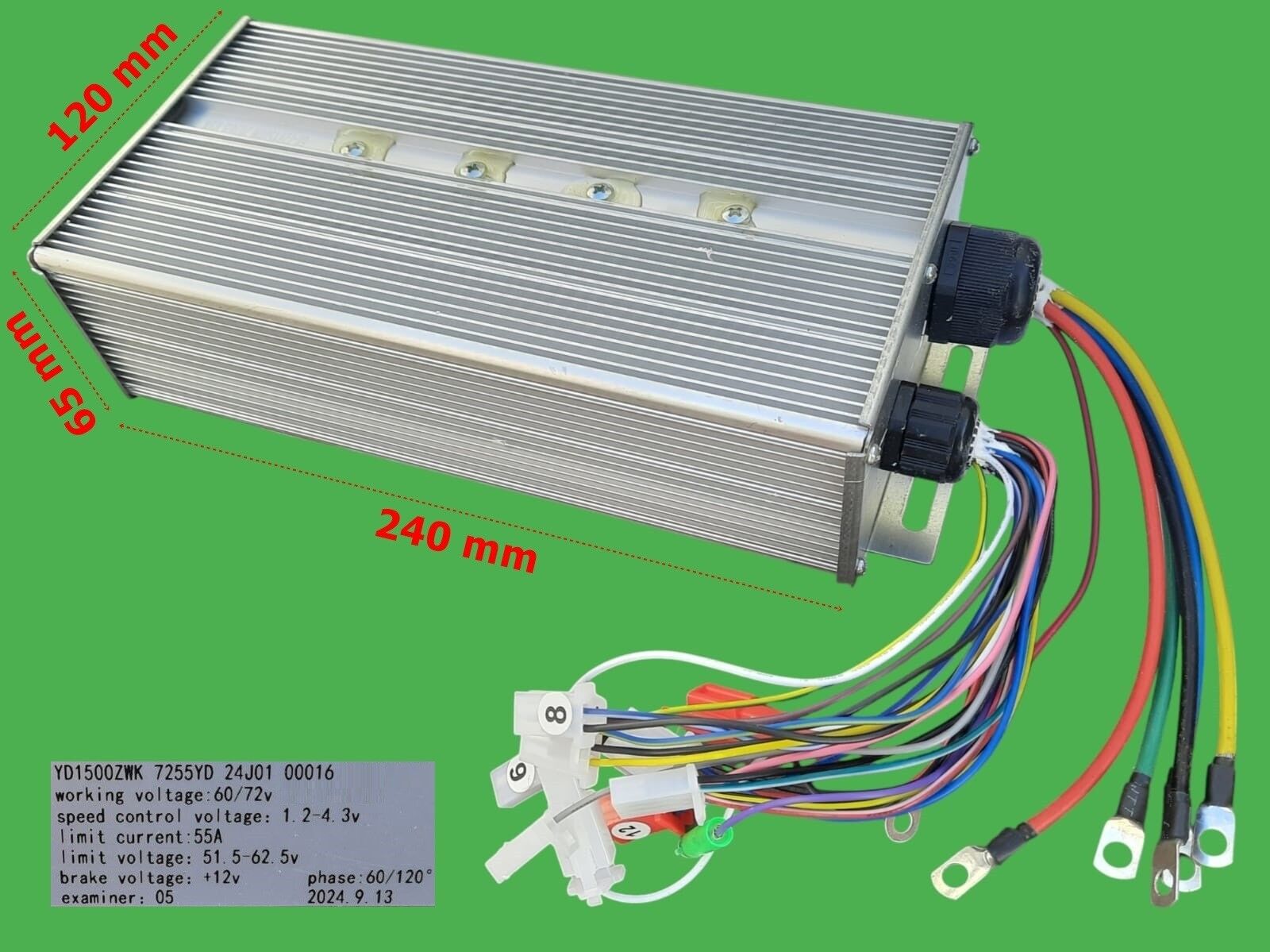 E-Bis Hız Kontrol Cdi Akıllı Beyin 48-72V 1500W 55A Geniş Kasa