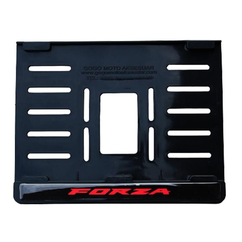 Honda Forza Uyumlu 3 Plastik (15X24 Cm) Kırılmaz Plakalık