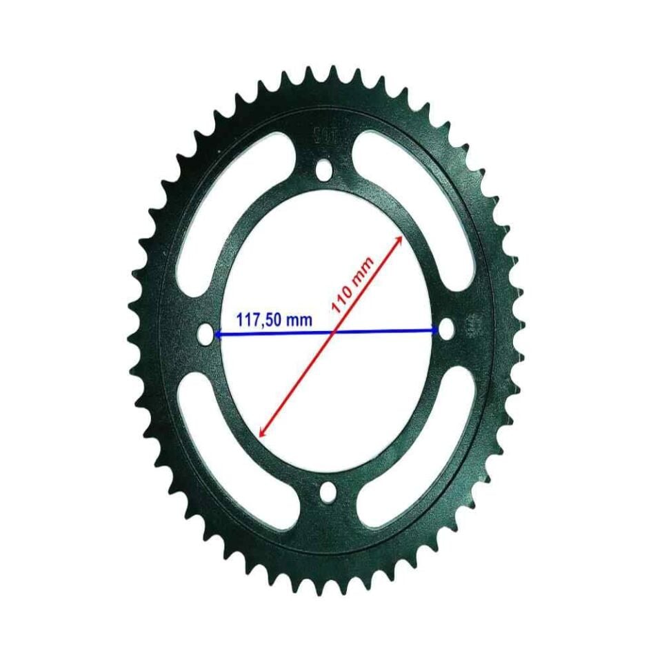 Kawasaki Uyumlu Klx 150 Arka Dişli 428-50T İç 110X4 Delikli Ind