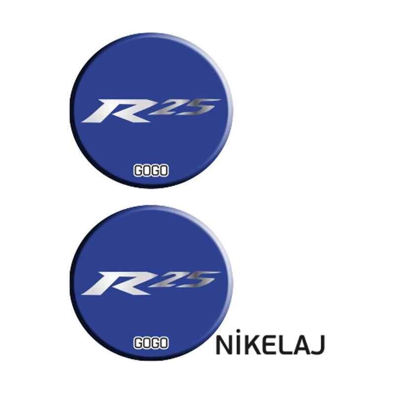 Yamaha R25 Uyumlu Koruma Takoz 1 (4X4) İkili Damla Etiket