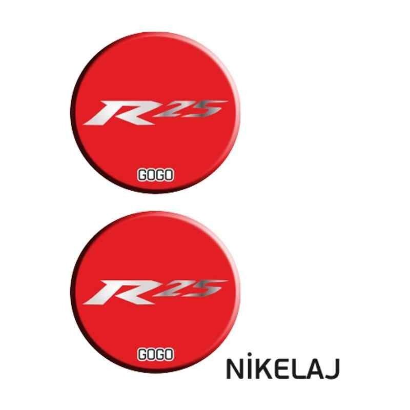 Yamaha R25 Uyumlu Koruma Takoz 3 (4X4) İkili Damla Etiket