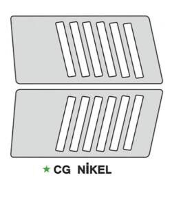 Yan Kapak Etiketi Nikel Cg 125 Takım
